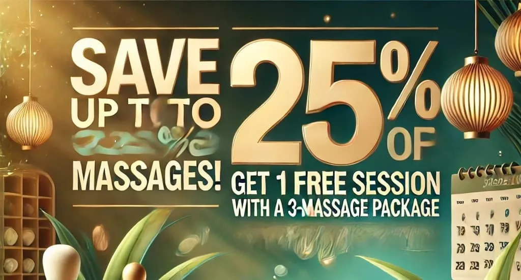 Зимний подарок – Экономия до 25% на массажах!