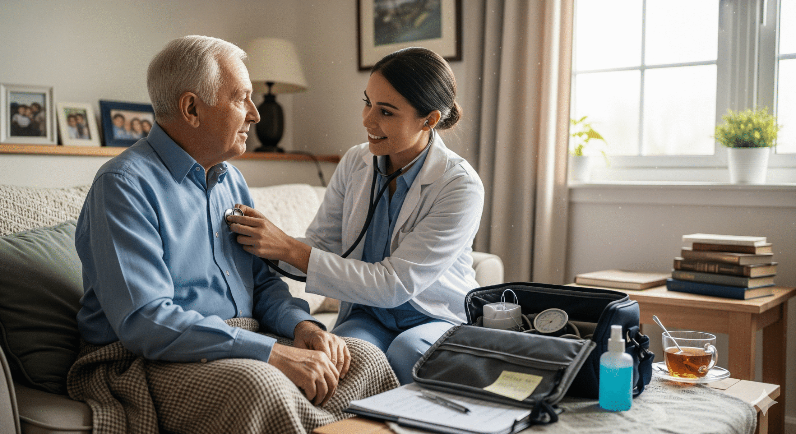 Виклик терапевта додому — чому це зручніше та безпечніше, ніж візит до клініки?